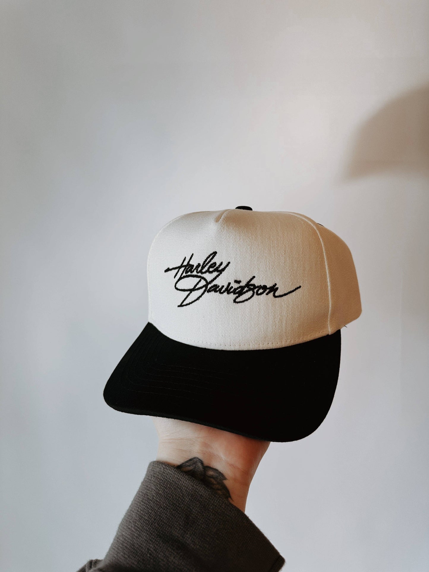 Harley Davidson Script Hat: Camel