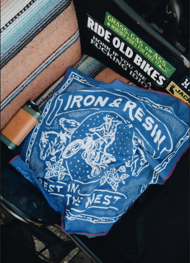 Best In The West Bandana: Gold / OS