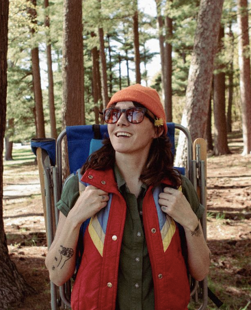 Smokey Bear x CAMP Trail Sunglasses - Matte Tortoise: Polarized Amber