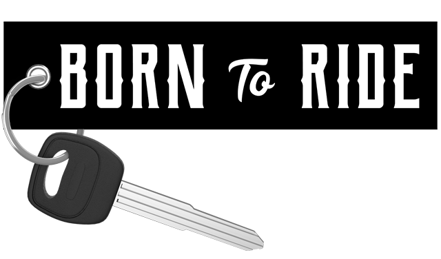 Born to Ride - Motorcycle Keychain