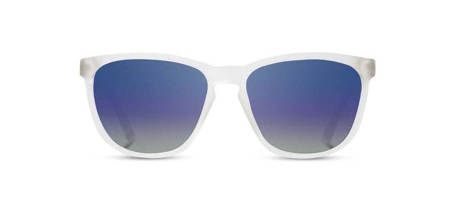 CAMP Arrowcrest Sunglasses - Matte Crystal: Matte Crystal / Walnut / HD Plus Polarized Blue Flash