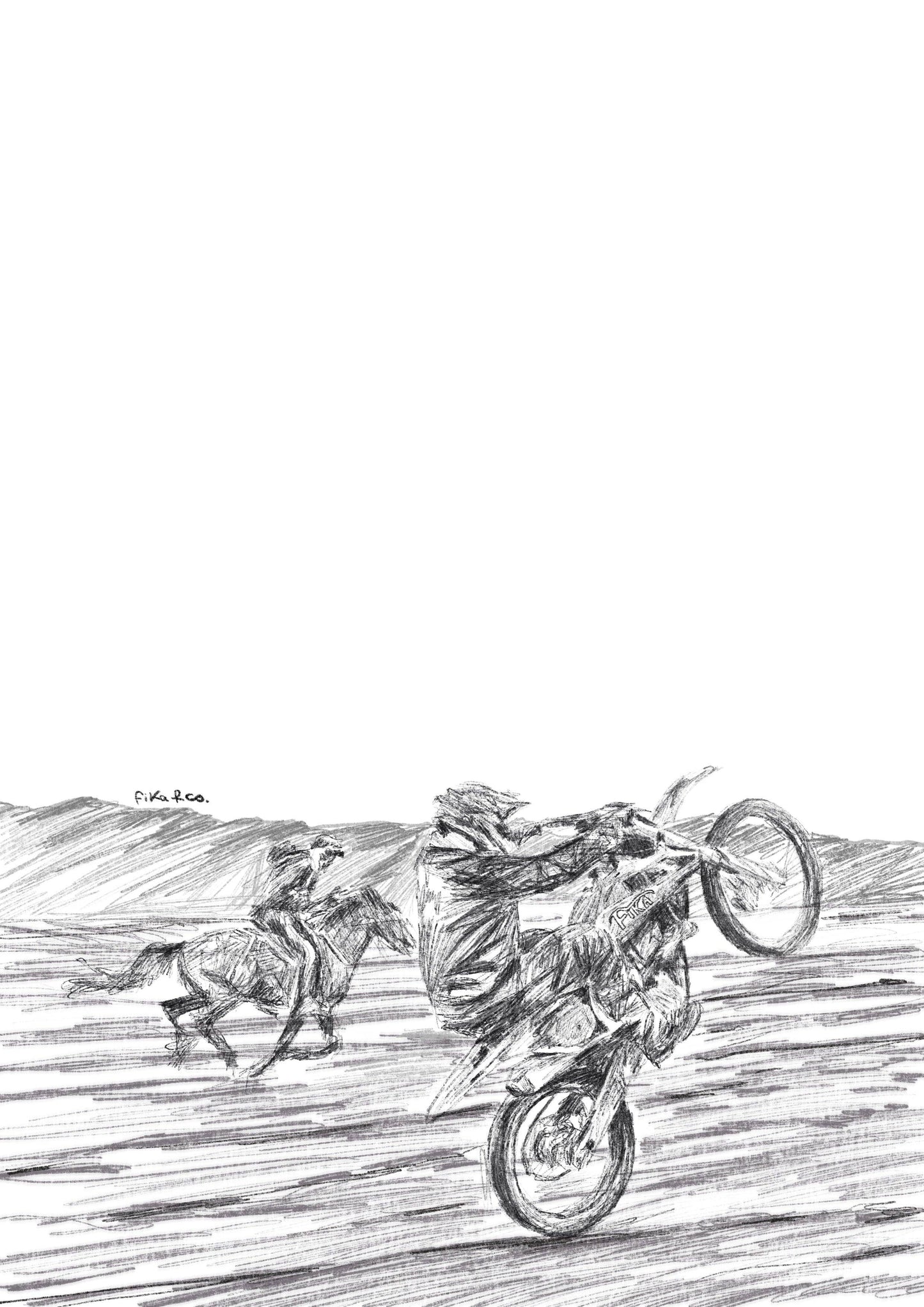 PRINT “Riders on the Beach”