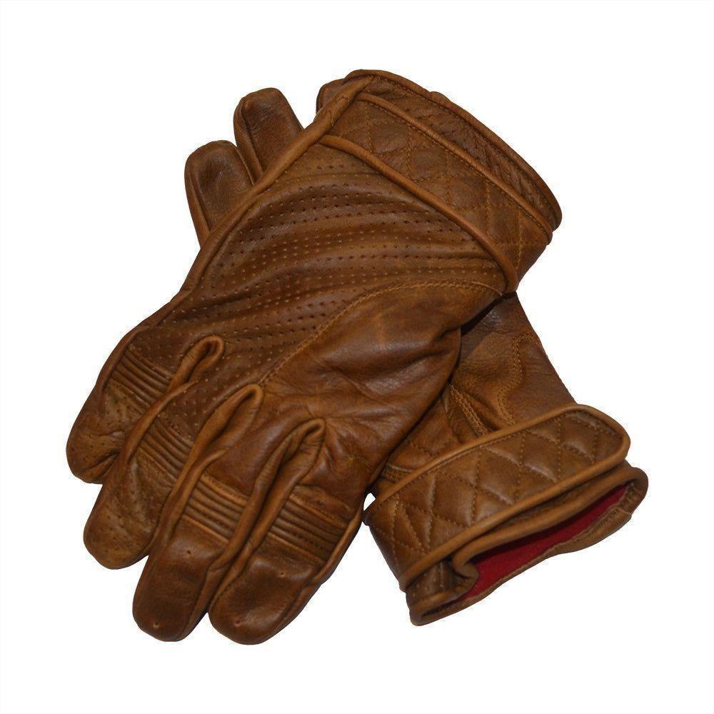 Short Cuff Bobber Gloves - Waxed Brown