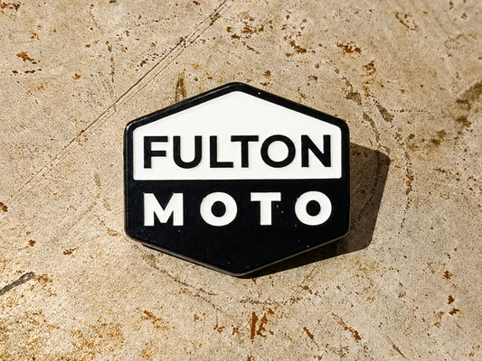 Fulton Moto Logo Pin