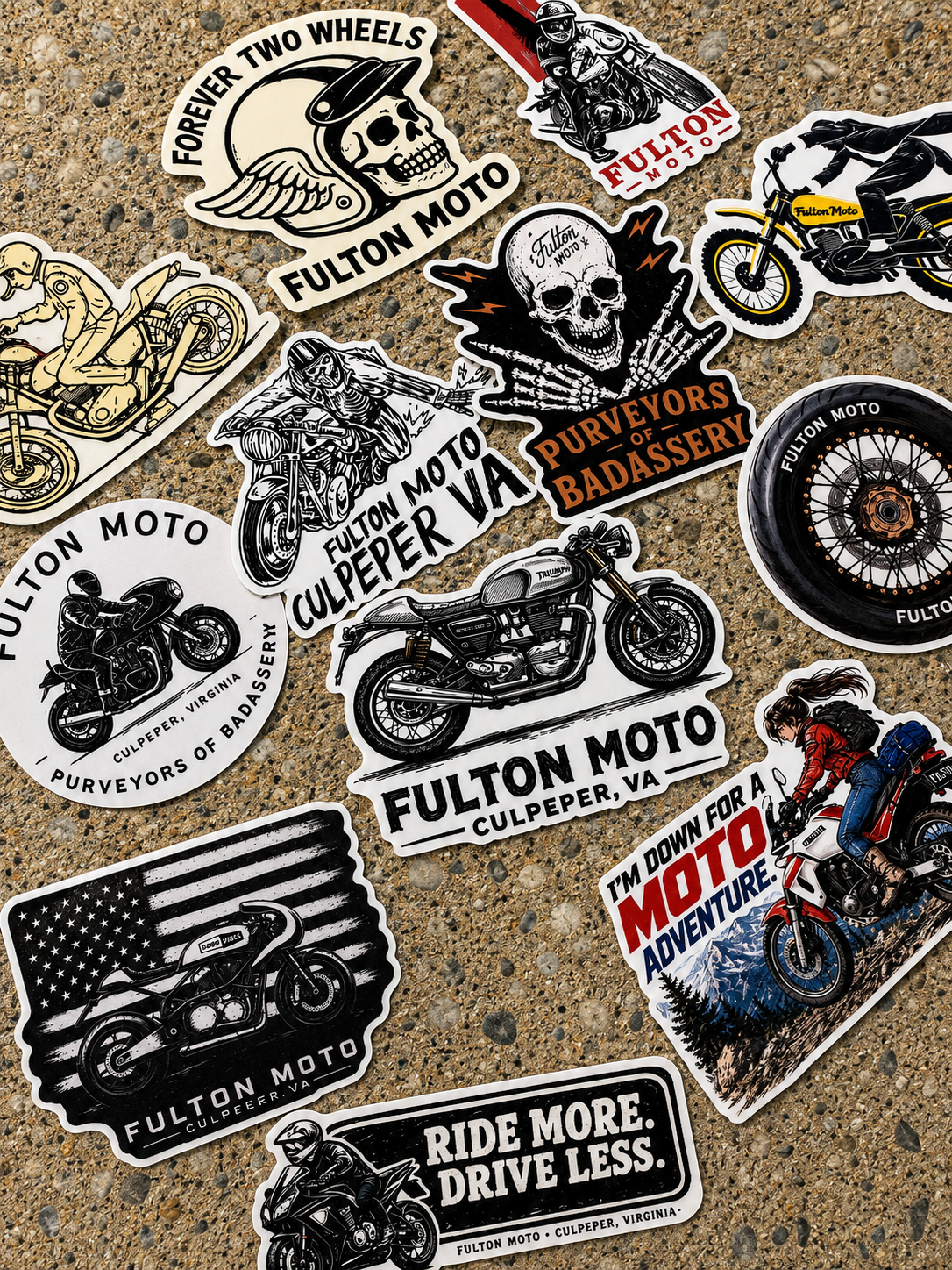 10 Quantity Assorted Sticker Pack
