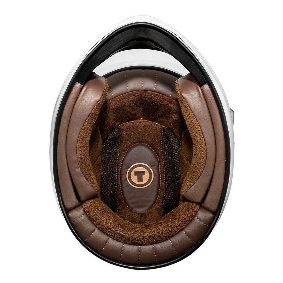 T9 Pomona Helmet | Pearl White Full Tree