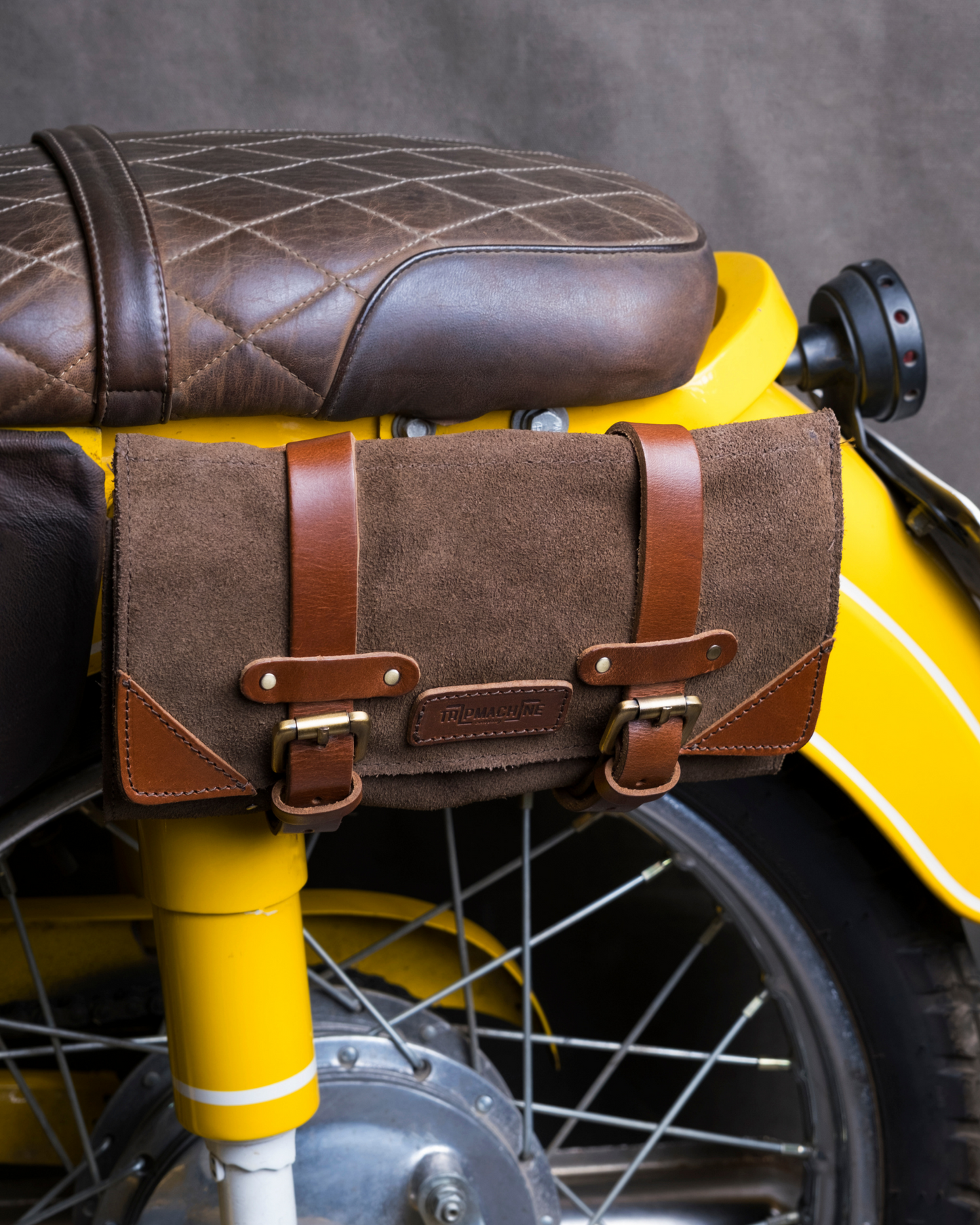 Buff Leather Tool Roll Brown/Tan