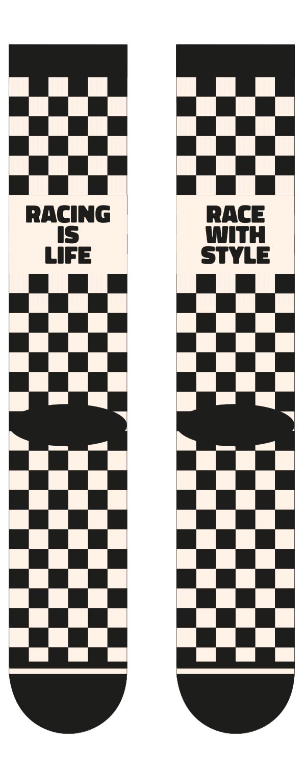 Racing Socks Black