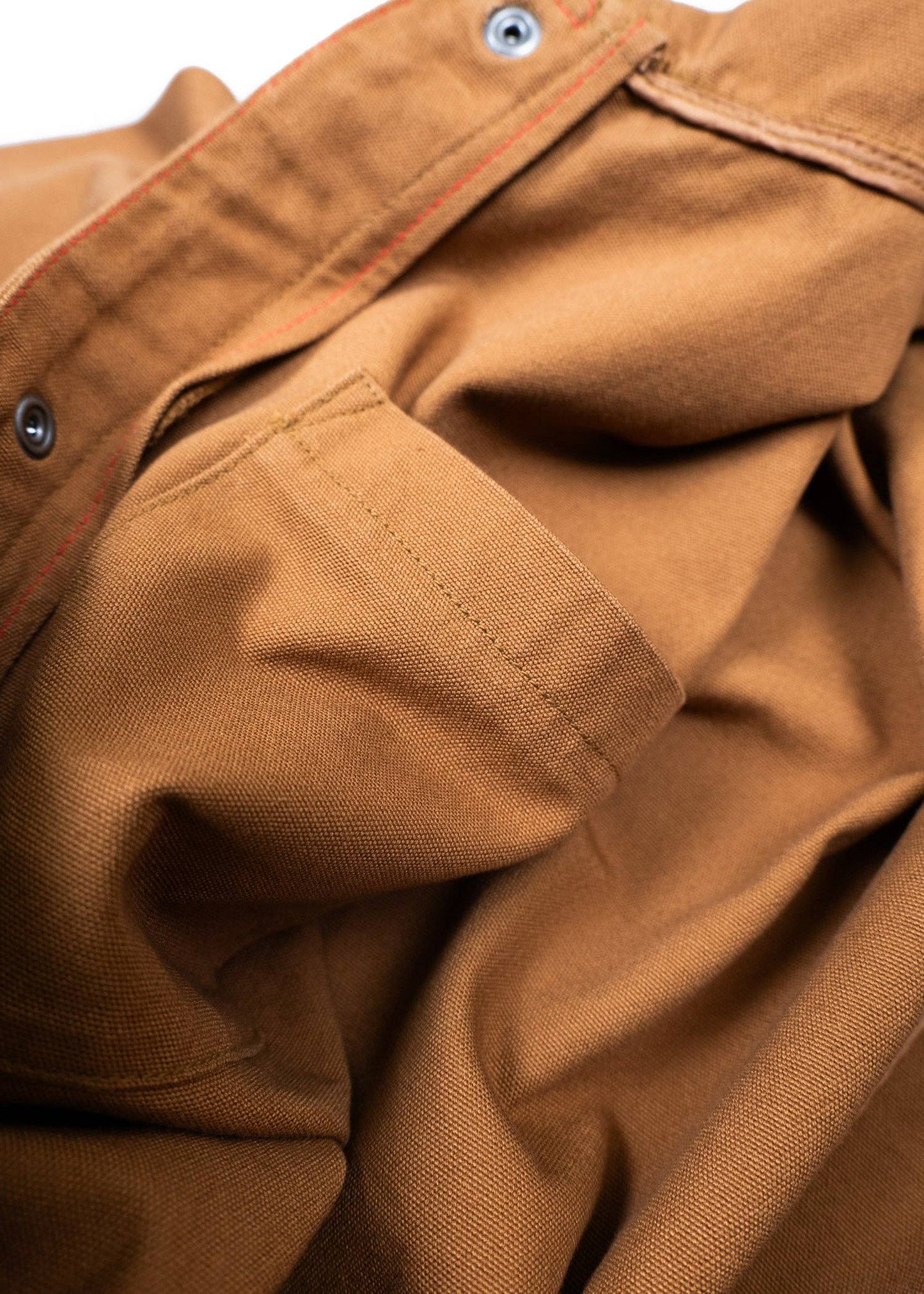 Holbrook Duck Canvas Jacket: Cognac / Small