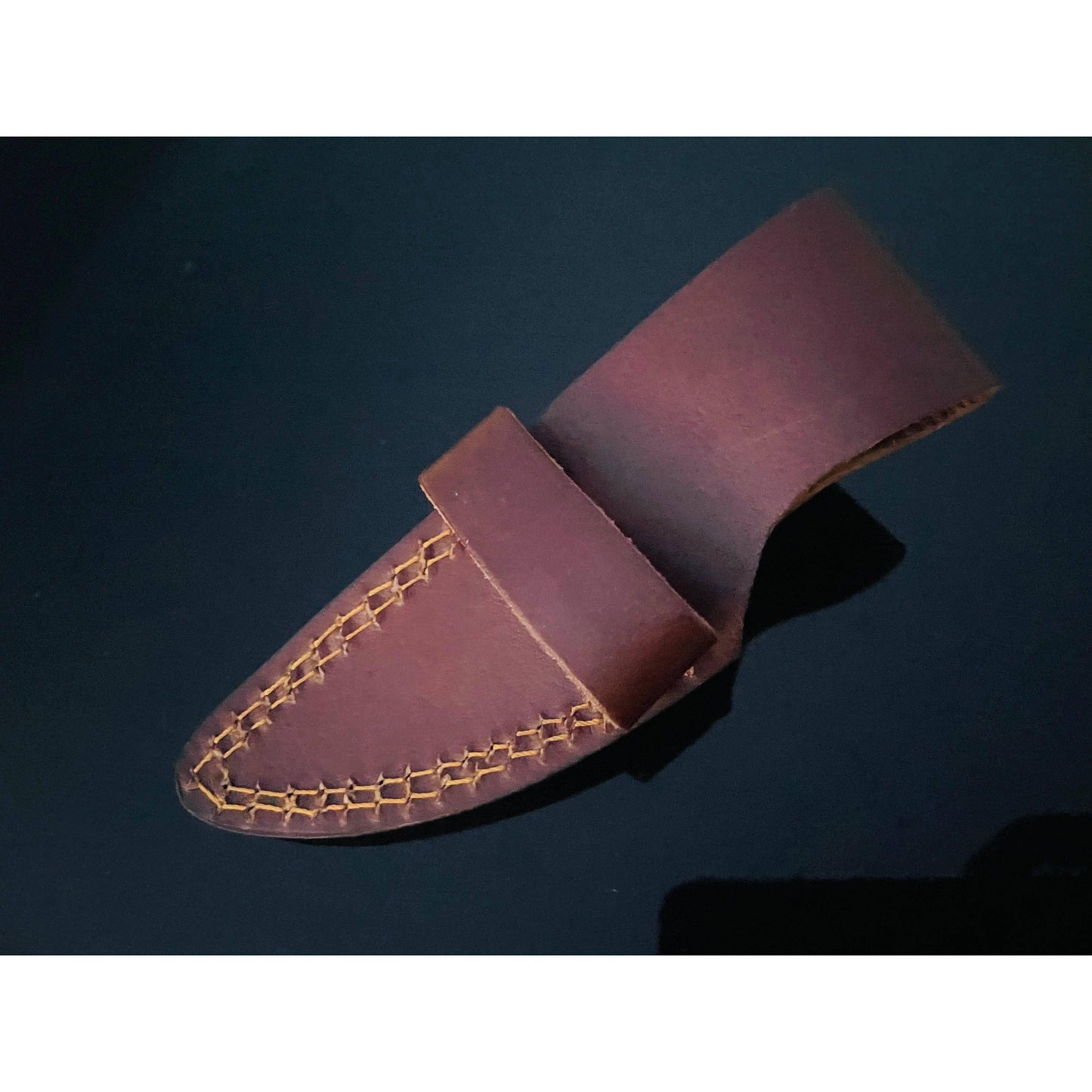 Walnut and Stag horn EDC fixed blade knife