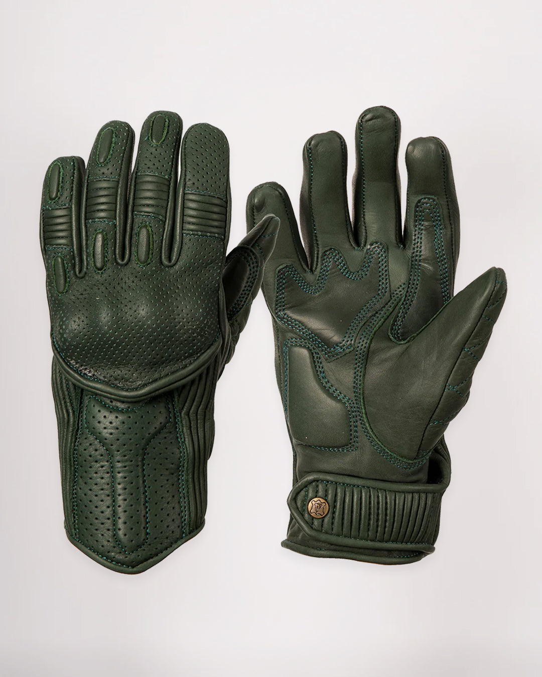 Women's Silk Lined Predator Gloves - Racing Green