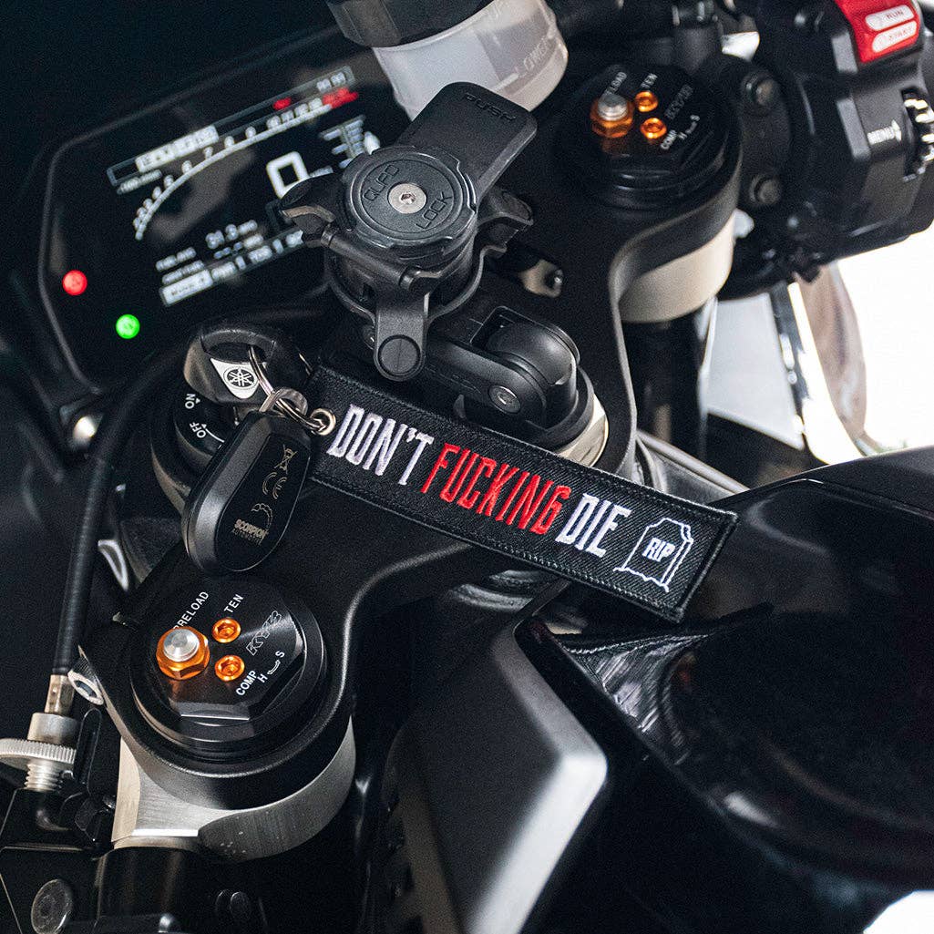 Don't Die - Motorcycle Keychain