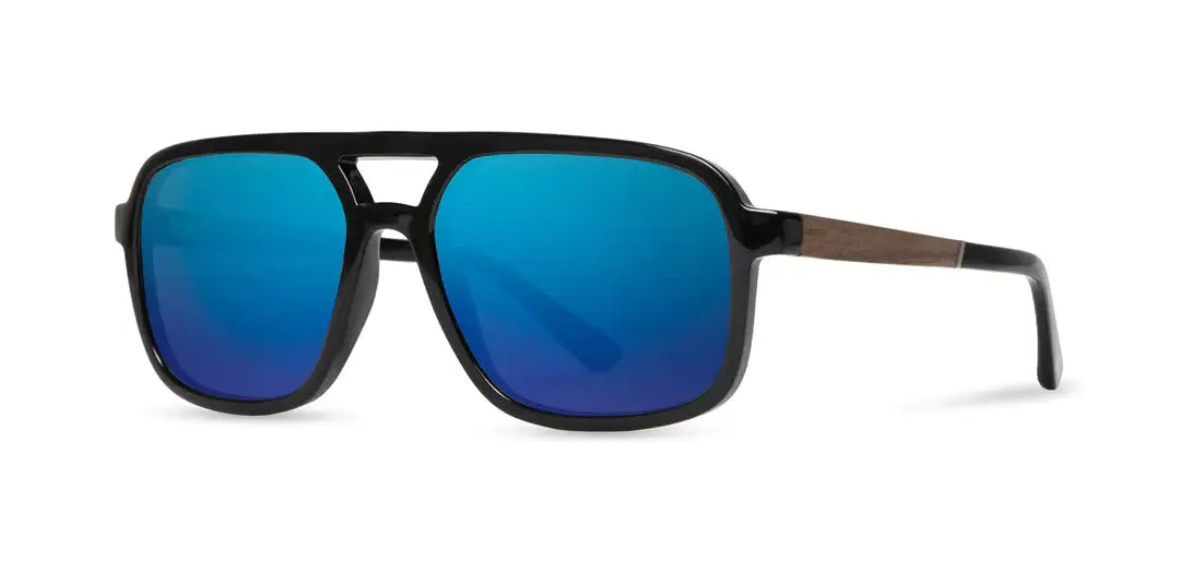 CAMP Glacier Sunglasses - Black: HD Plus Polarized Blue Flash