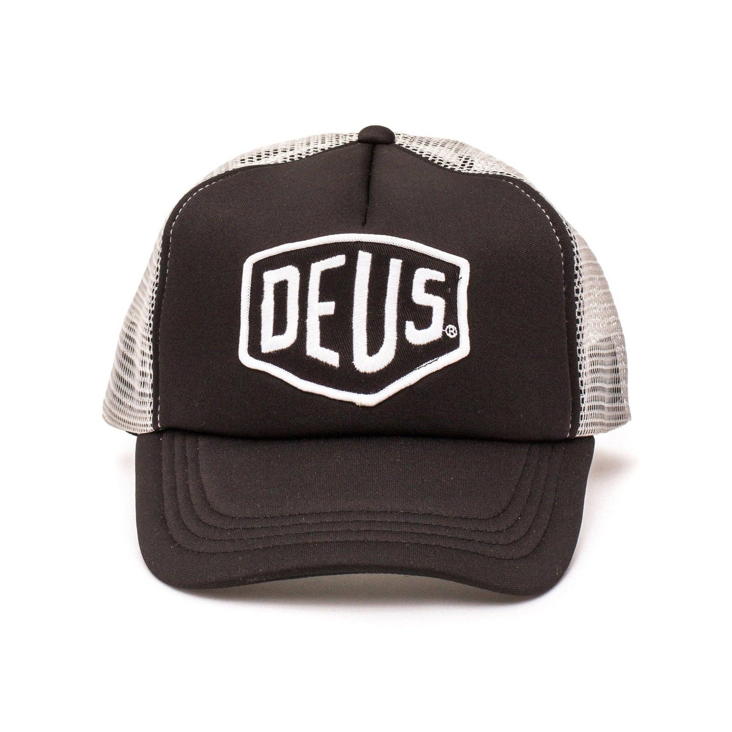 Baylands Trucker Hat - Black-Grey W/ Grey Mesh: Black-Grey W/ Grey Mesh / O/S