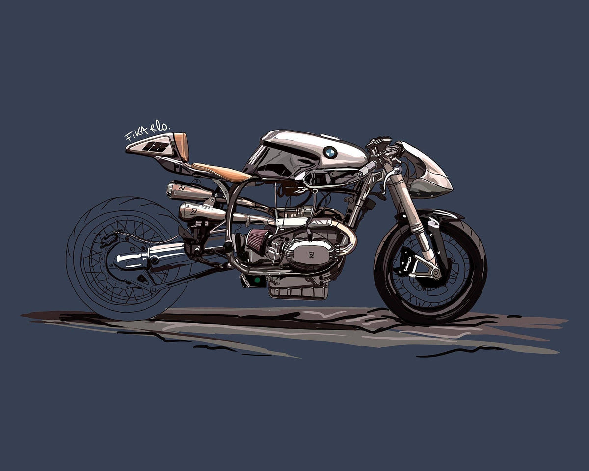 PRINT Bullit MK2 art print by XTR Pepo