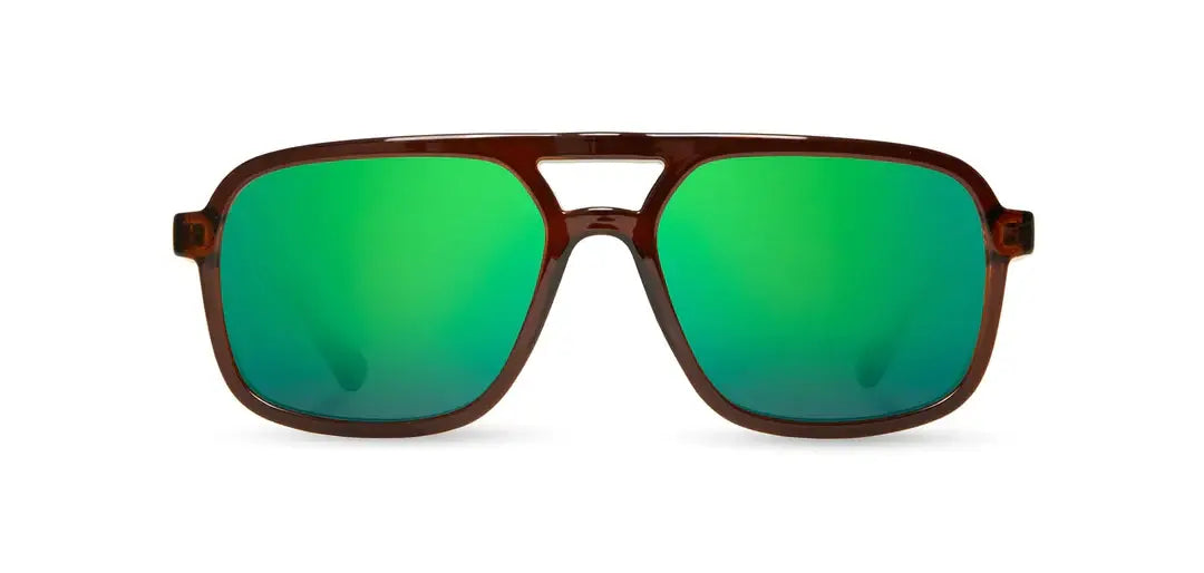 CAMP Glacier Sunglasses - Clay: Clay / Walnut / HD Plus Polarized Solar Flash