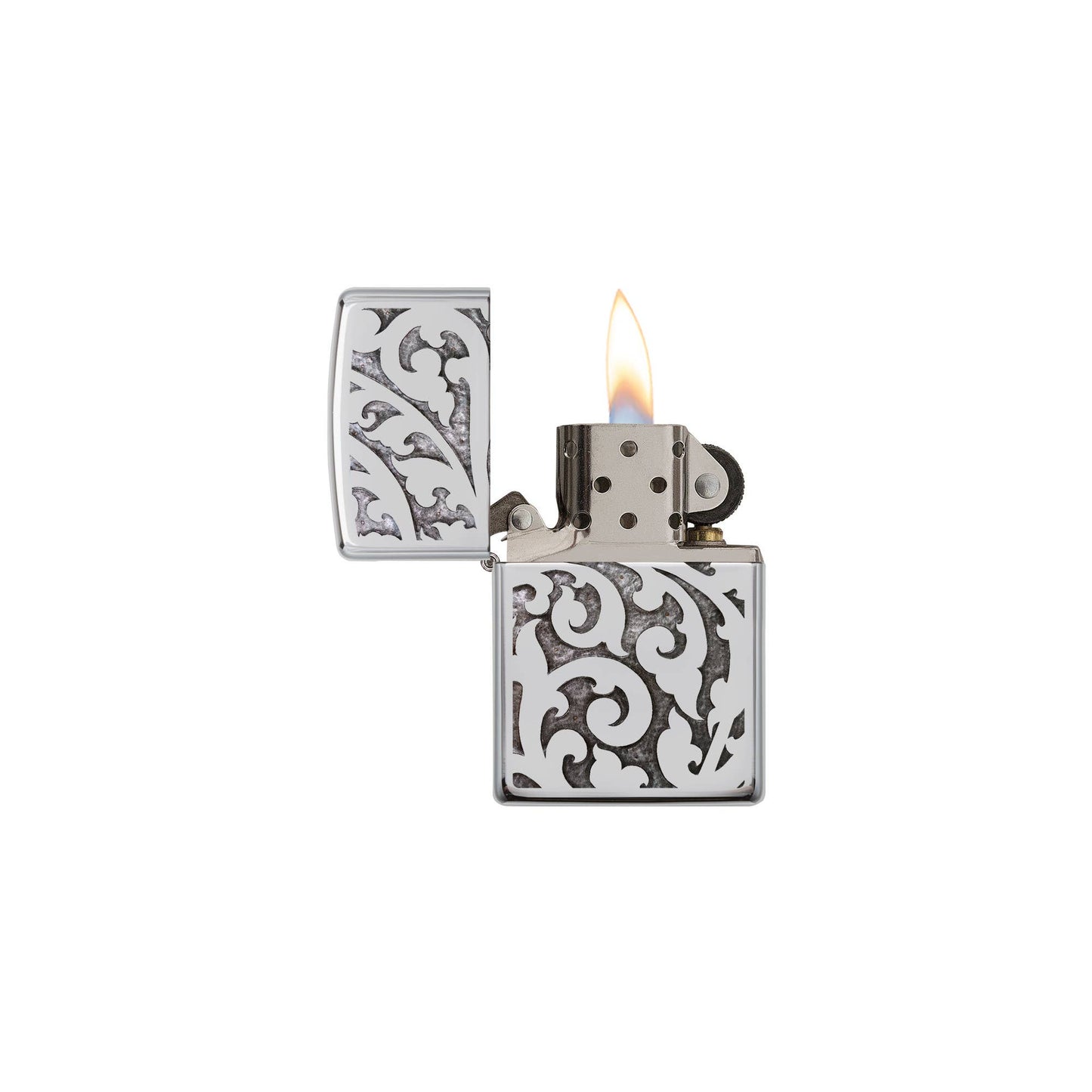 Zippo Elegant Filigree Chrome Windproof Lighter