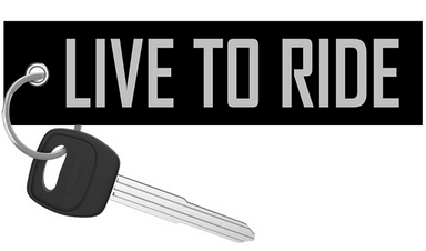 Live to Ride/Ride to Live (Silver edition) - Motorcycle Keychain