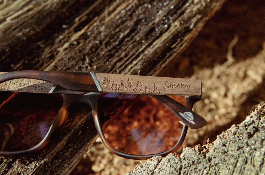 Smokey Bear x CAMP Trail Sunglasses - Matte Tortoise: Polarized Amber