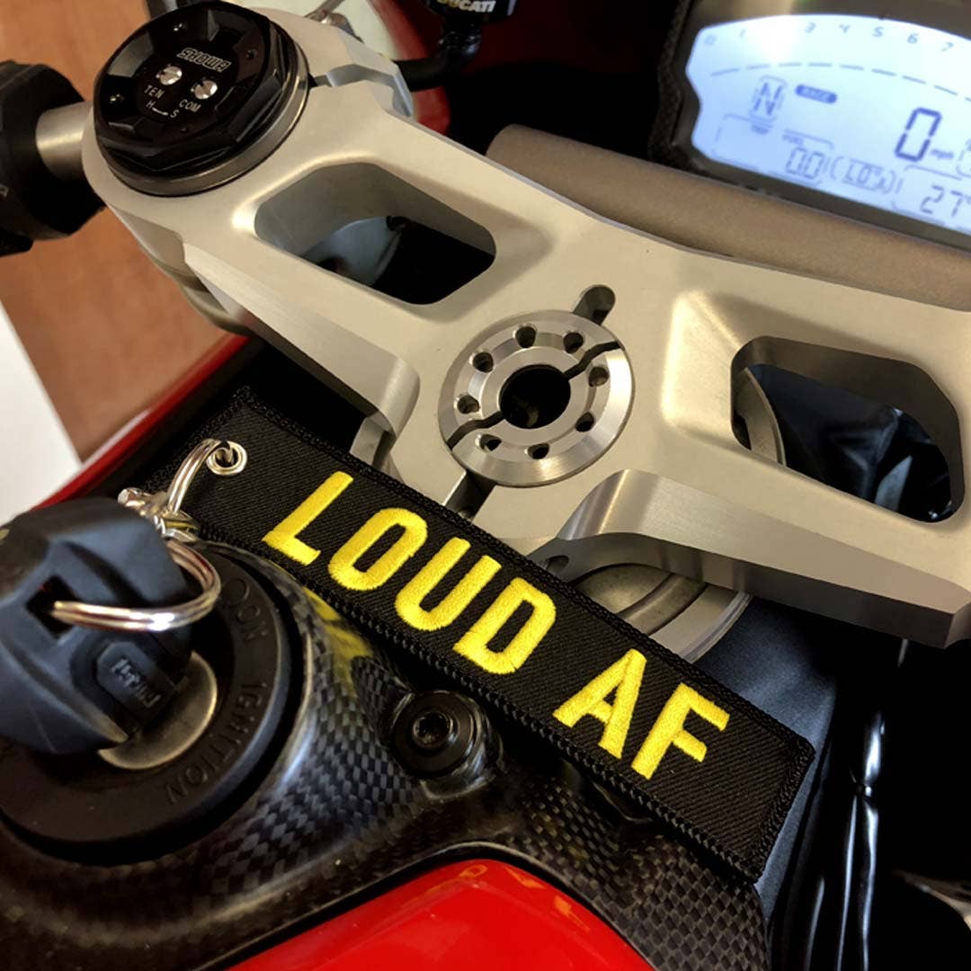 LOUD AF - Motorcycle Keychain