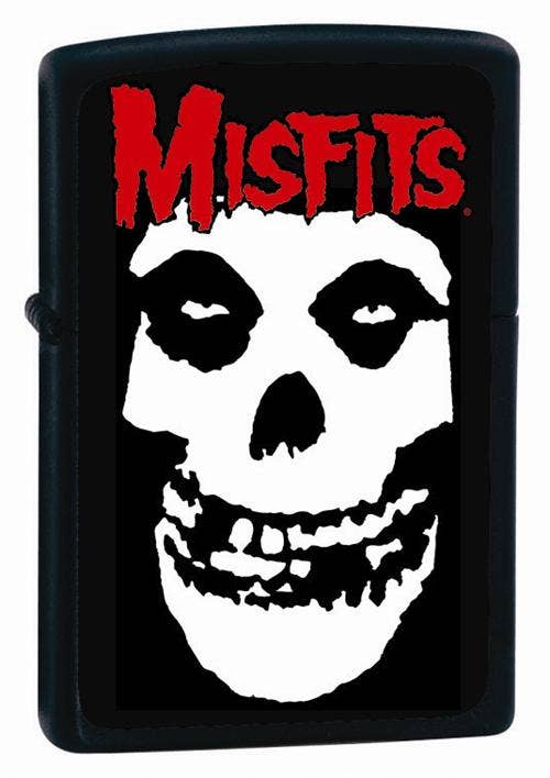 Misfits - Skull Black Zippo Lighter