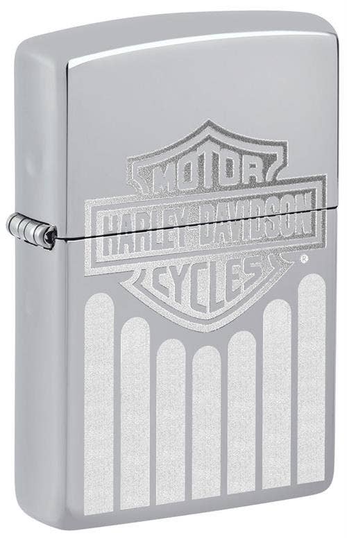 Harley-Davidson High Polished Chrome Luster Zippo Lighter