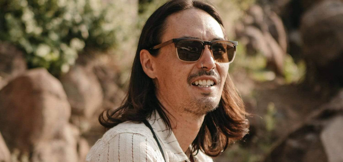 CAMP Ridge Sunglasses - Whiskey Soda: Whiskey Soda / Walnut / Basic Polarized Brown