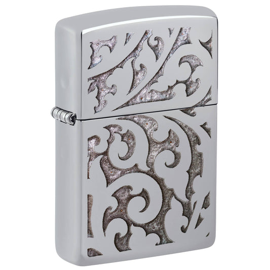 Zippo Elegant Filigree Chrome Windproof Lighter