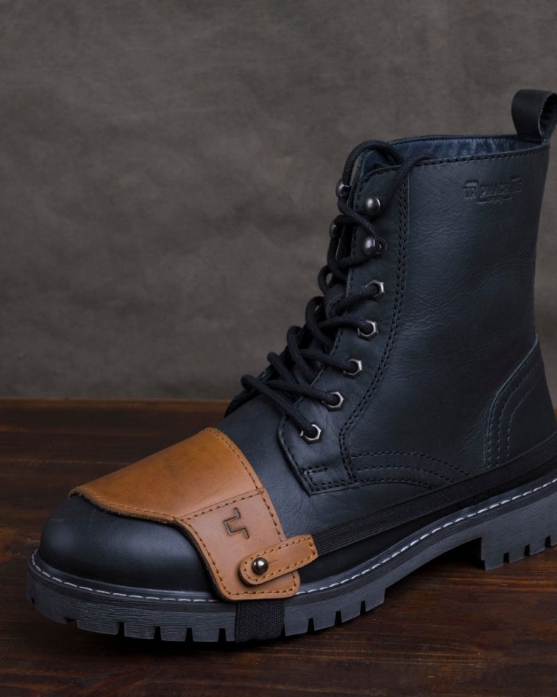 Buff Leather Shoe Protector Slip On - Vintage Tan