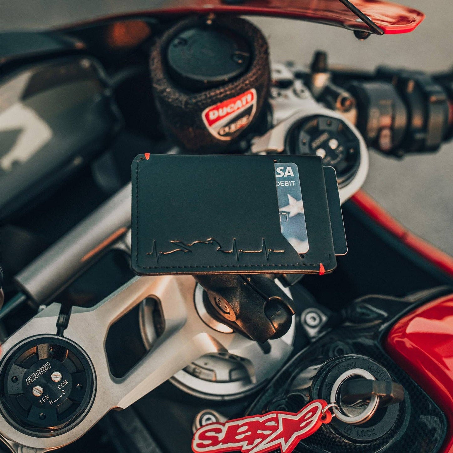 Motorcycle Heartbeat - Slim Motorcycle Wallet