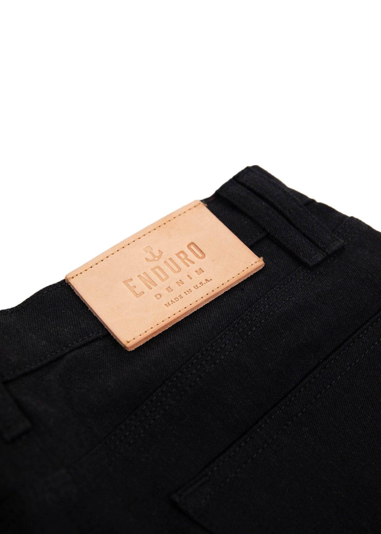 Enduro Reinforced Denim Jeans in Black: 38