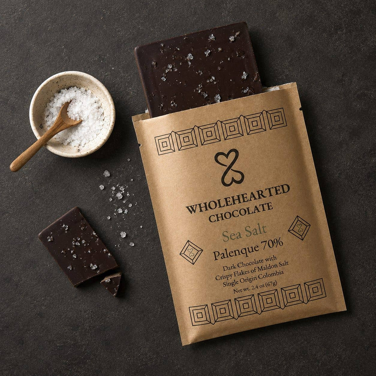 Palenque 70% Dark Chocolate Bar - Sea Salt
