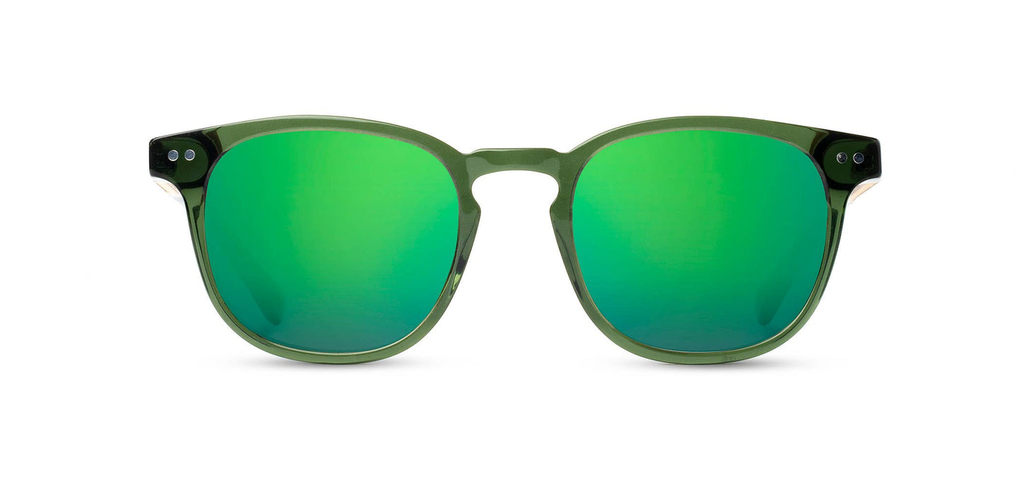 CAMP Topo Sunglasses - Fern: Fern / Walnut / HD Plus Polarized Blue Flash