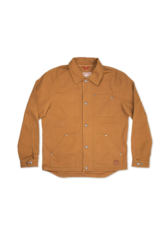 Holbrook Duck Canvas Jacket: Cognac / Medium