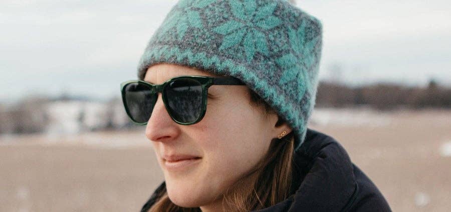 CAMP Arrowcrest Sunglasses - Fern: Fern / Walnut / HD Plus Polarized Grey