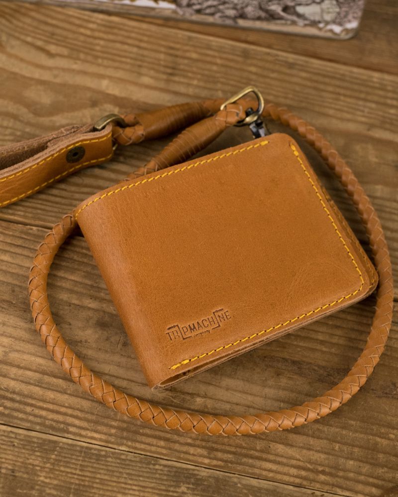 Buff Leather Wallet - Tan "Trigger"