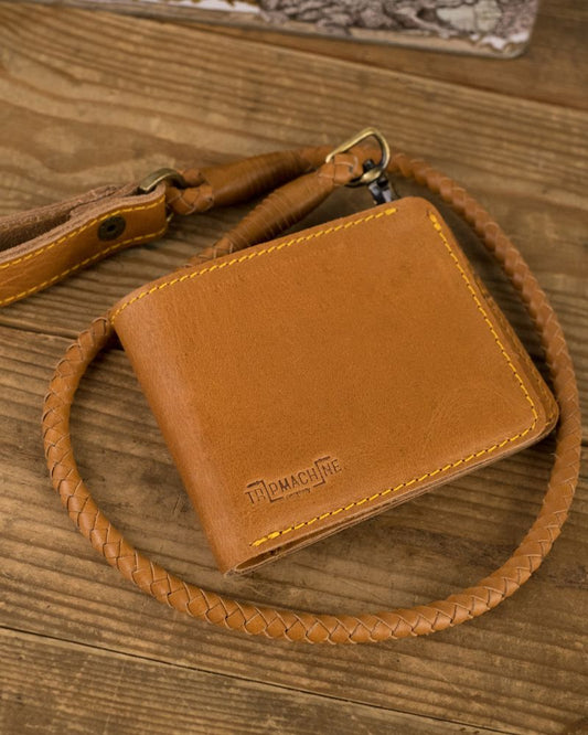 Buff Leather Wallet - Tan "Trigger"