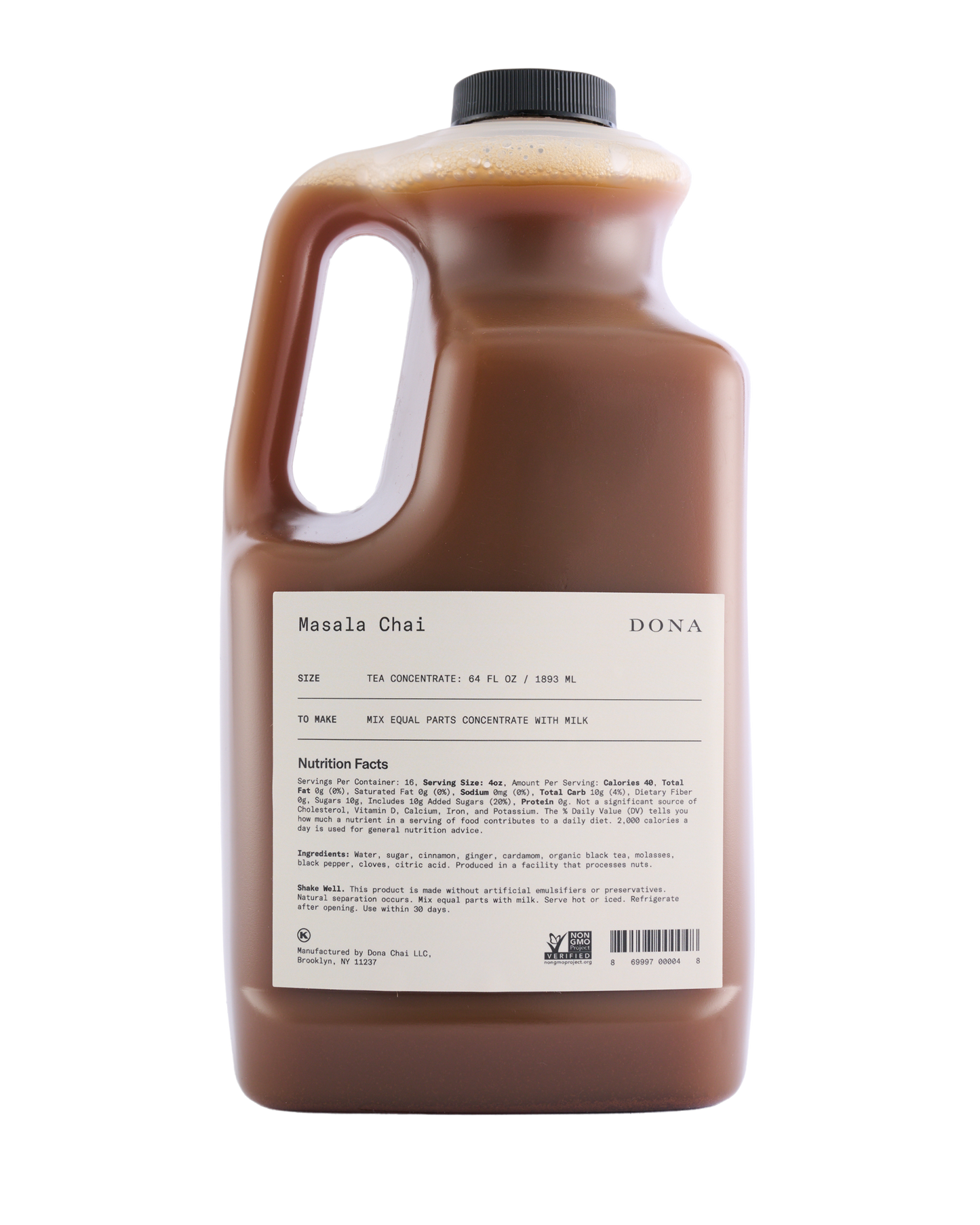 Masala Chai Concentrate Barista (Case of 4)