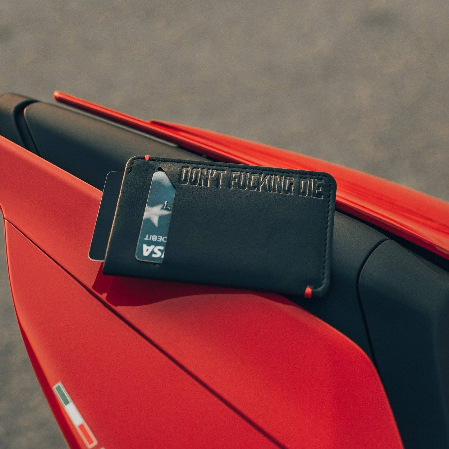Don't Fucking Die - Slim Motorcycle Wallet