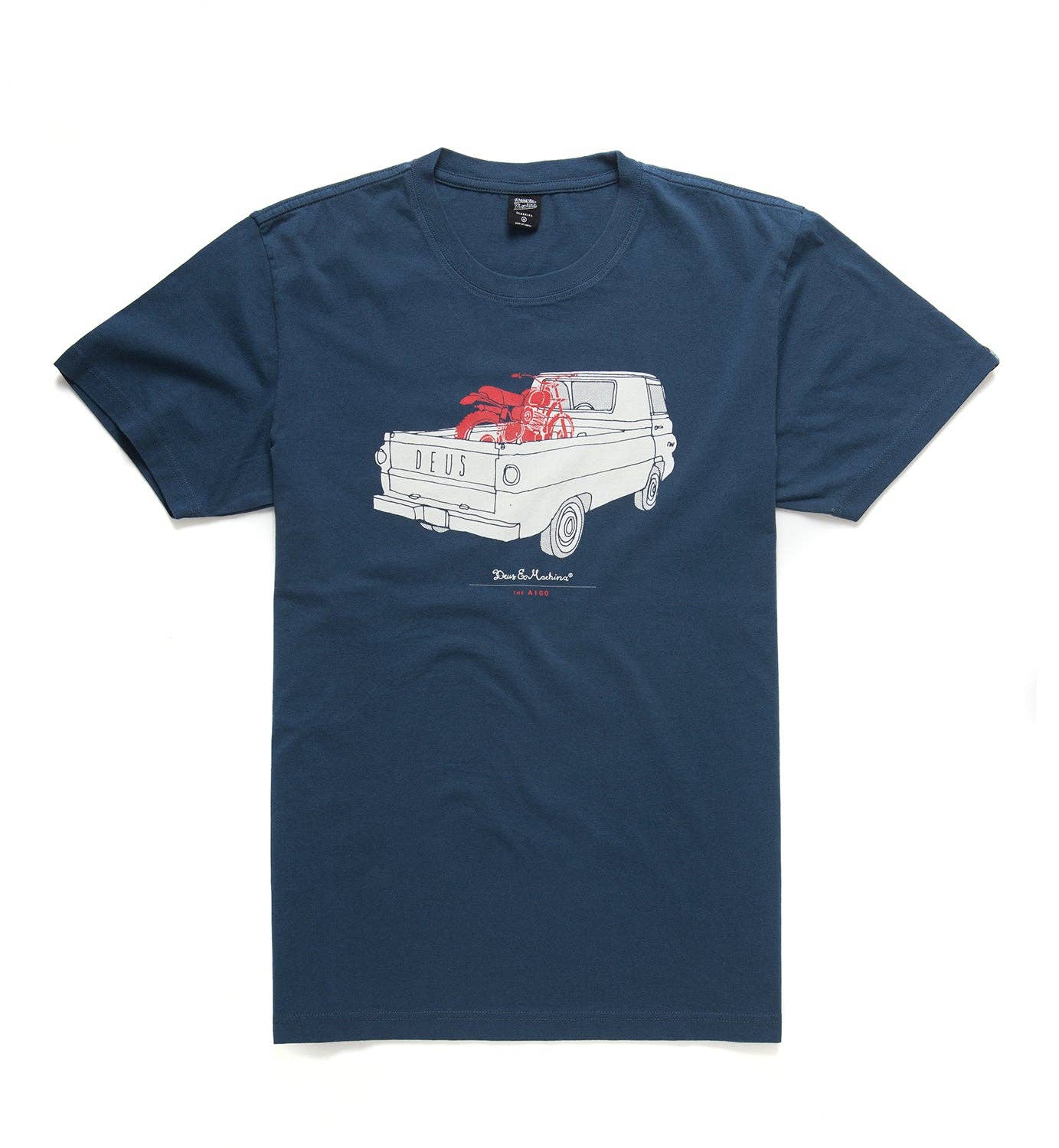 The A100 Tee - Navy: Navy / M