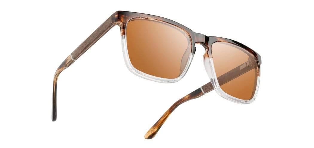 CAMP Ridge Sunglasses - Whiskey Soda: Whiskey Soda / Walnut / Basic Polarized Brown