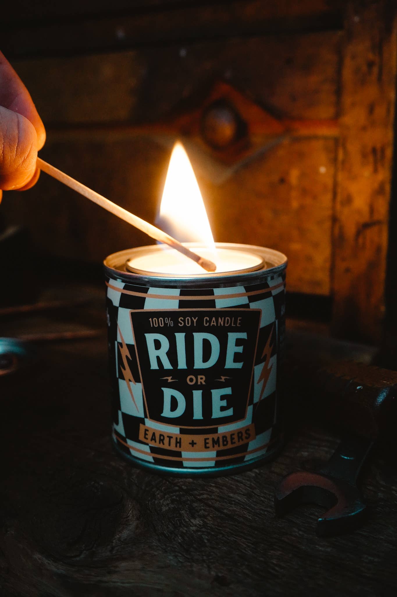 Ride Or Die | Earth & Embers 8oz Soy Candle