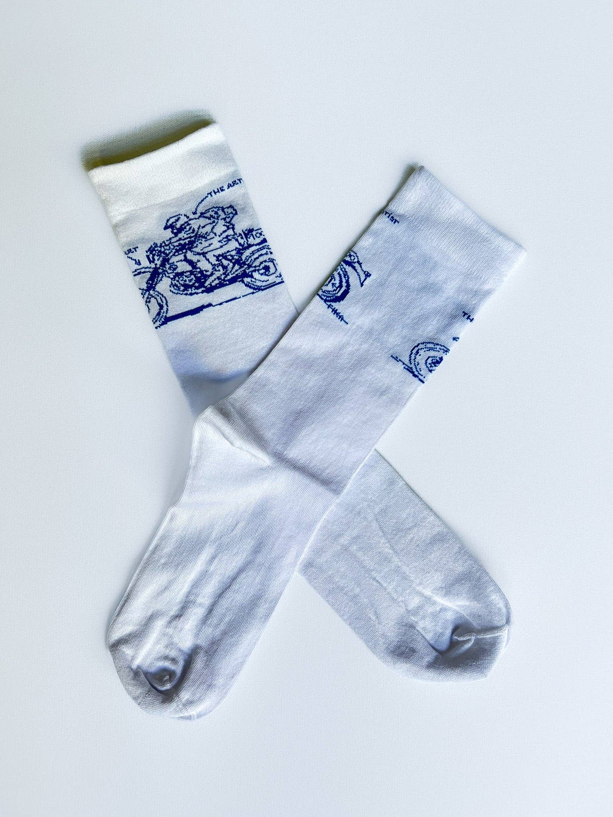 “Art & Artist” socks (white)