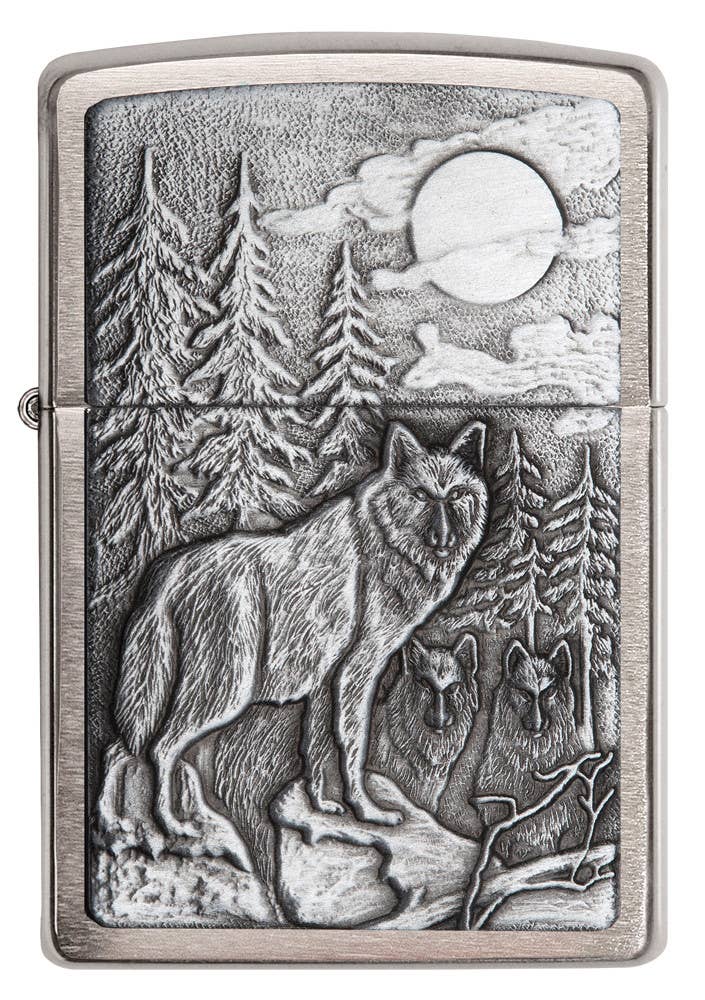 Zippo Timberwolves Emblem Windproof Lighter