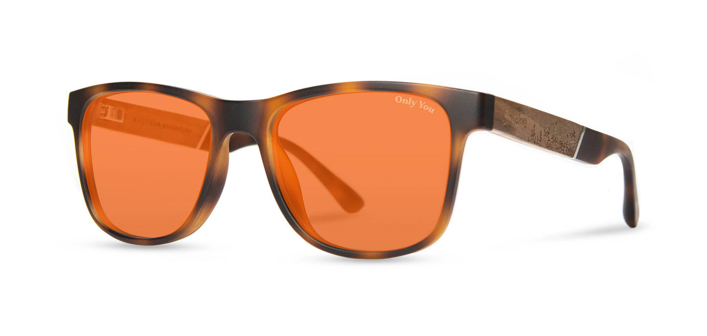 Smokey Bear x CAMP Trail Sunglasses - Matte Tortoise: Polarized Amber