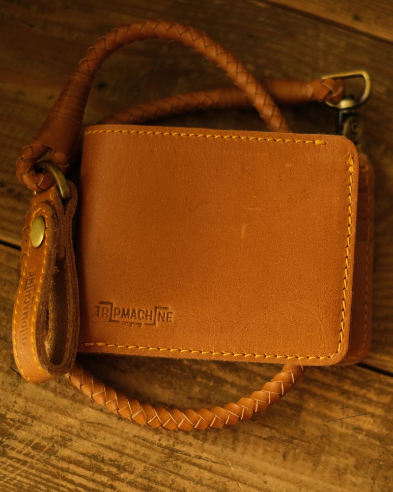 Buff Leather Wallet - Tan "Trigger"