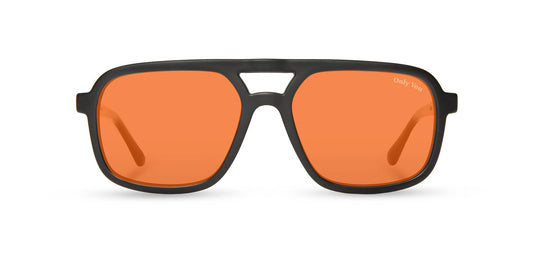 Smokey Bear x CAMP Glacier Sunglasses - Matte Black: Amber Polarized