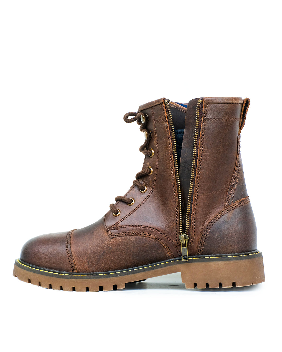 Buff Leather Boots Brute - Mocha