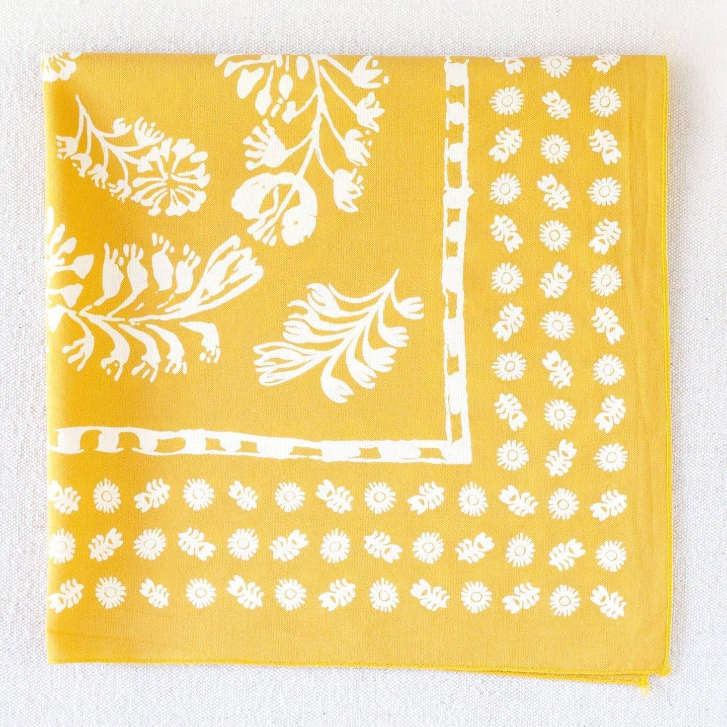 Floral Bandana l Yellow