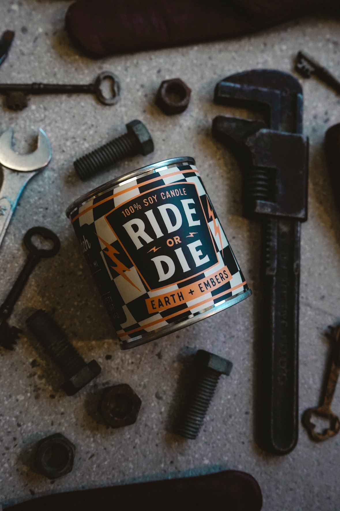 Ride Or Die | Earth & Embers 8oz Soy Candle